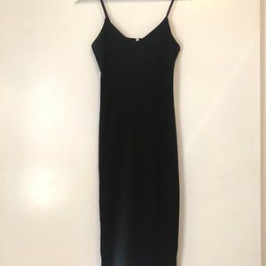 NWT LANSTON Camden Black Cami Dress XS